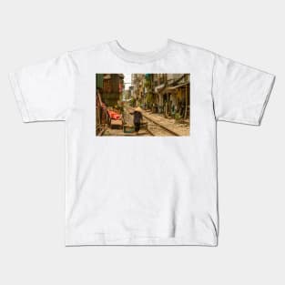 Train Street Vendor Kids T-Shirt